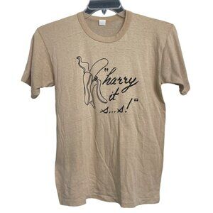 RARE Vintage Harry Chapin Tour Harry It S...S! Beige Size L Large L/G TShirt